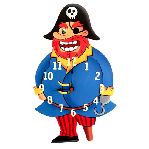 Dětské hodiny Pirát