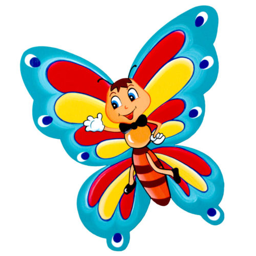 Dětská dekorace Motýlek Bertík