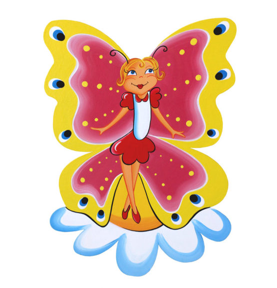 Dětská dekorace motýl Matylda