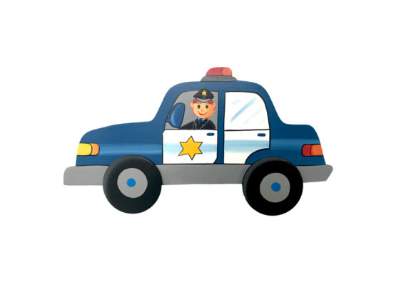 Dětská dekorace policejní auto