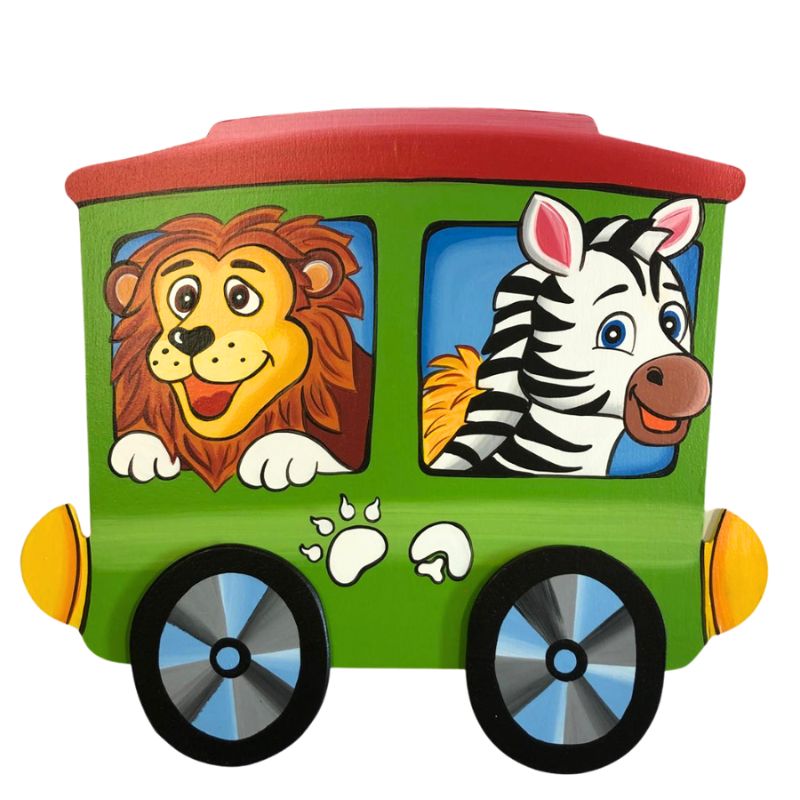 Dětská dekorace vagonek 1