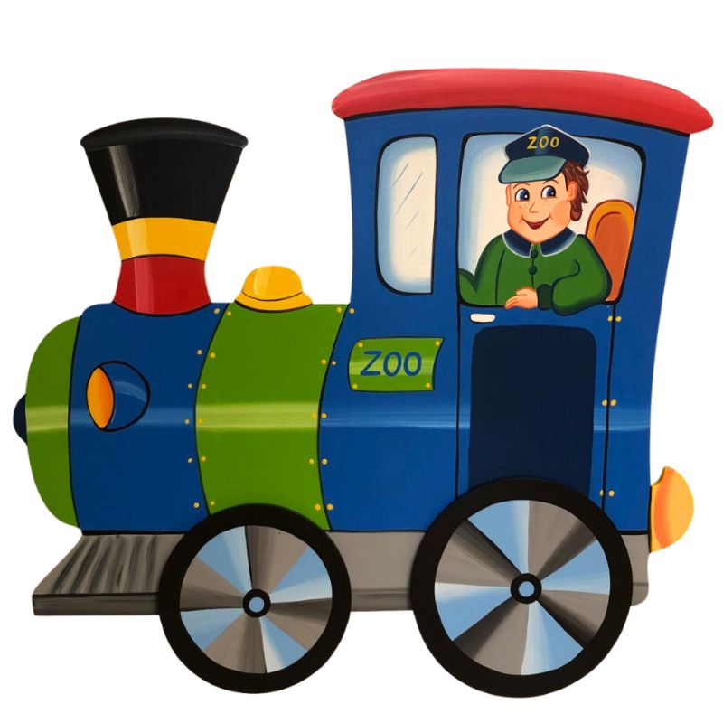 Dětská dekorace mašinka