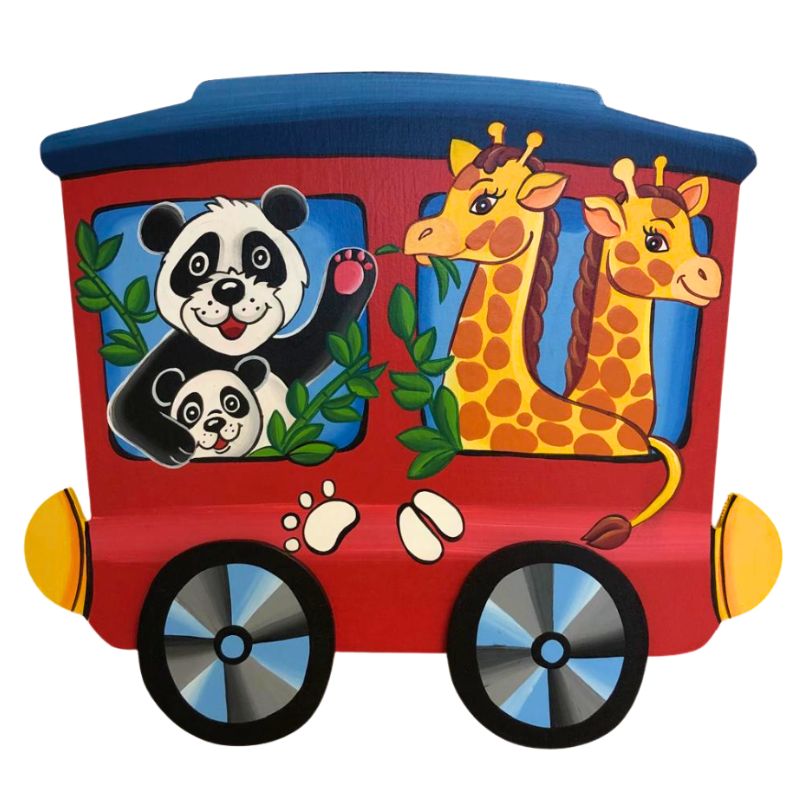 Dětská dekorace vagonek 3