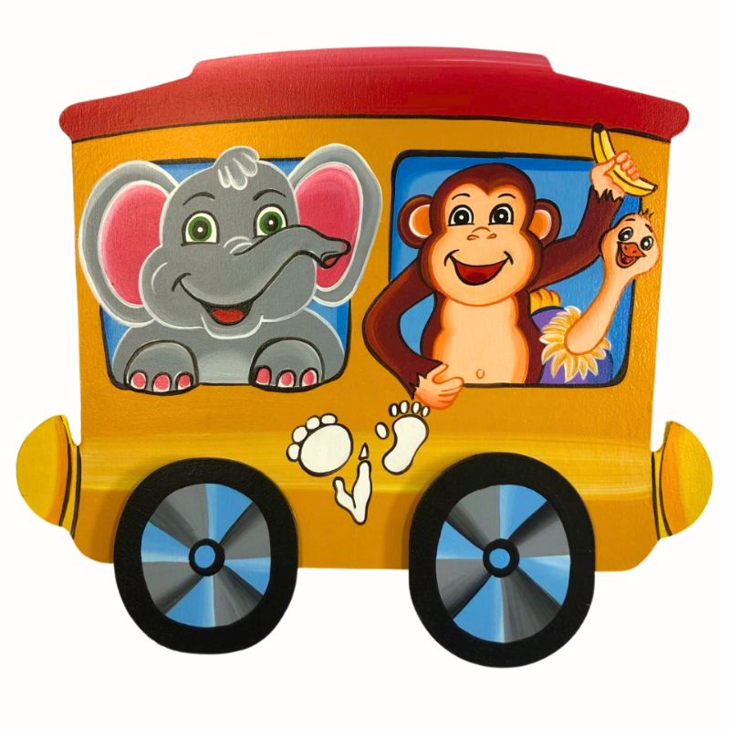 Dětská dekorace vagonek 2